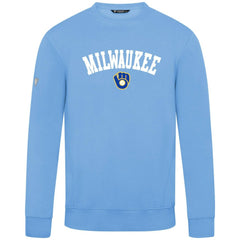 Milwaukee Brewers Levelwear Zane Felt Arch Pullover Sweatshirt - MLB