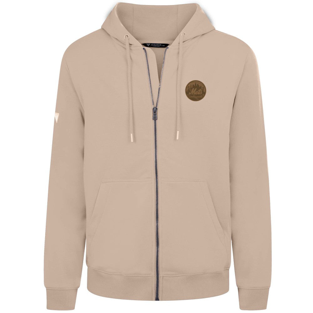 New York Mets Levelwear Podium Full-Zip Hoodie - MLB