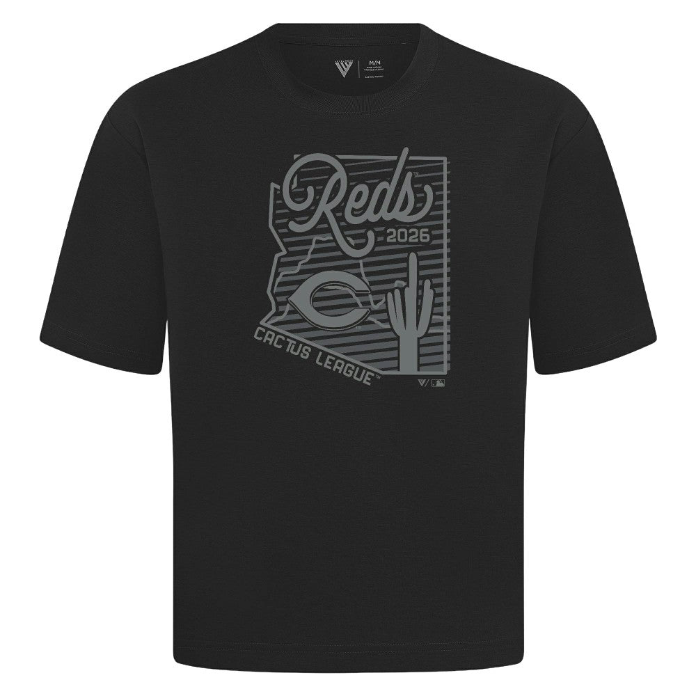 Cincinnati Reds Levelwear Sunrise Luxe Signature Knit T-Shirt - MLB