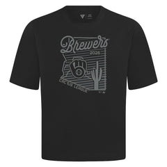 Milwaukee Brewers Levelwear Sunrise Luxe Signature Knit T-Shirt - MLB