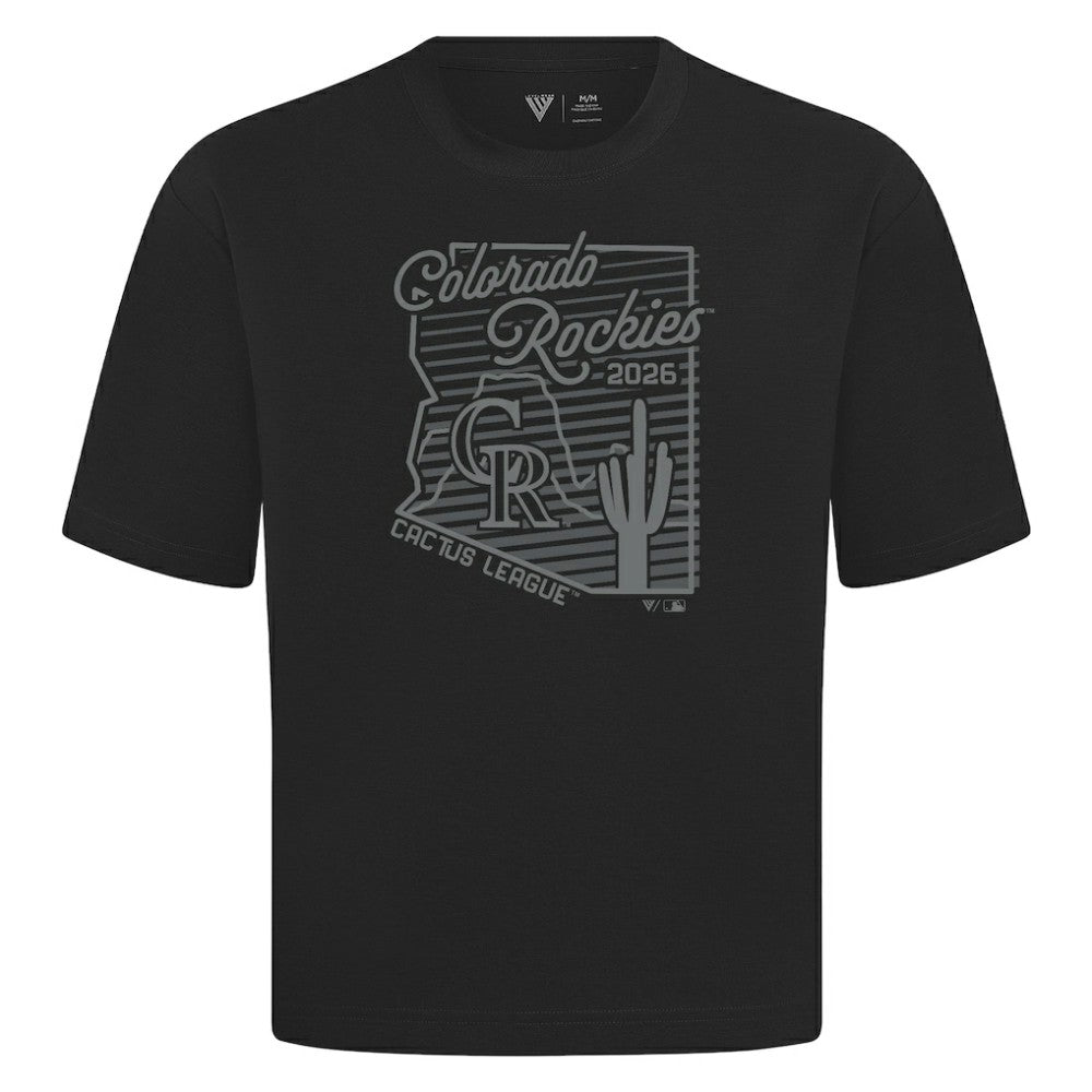 Colorado Rockies Levelwear Sunrise Luxe Signature Knit T-Shirt - MLB