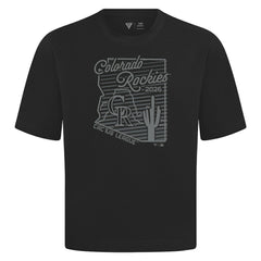 Colorado Rockies Levelwear Sunrise Luxe Signature Knit T-Shirt - MLB