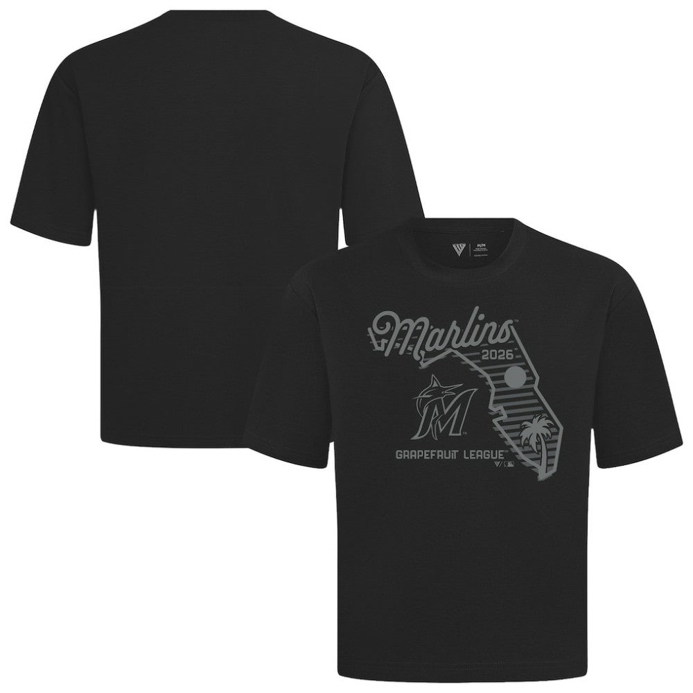 Miami Marlins Levelwear Sunrise Luxe Signature Knit T-Shirt - MLB