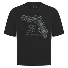 Miami Marlins Levelwear Sunrise Luxe Signature Knit T-Shirt - MLB