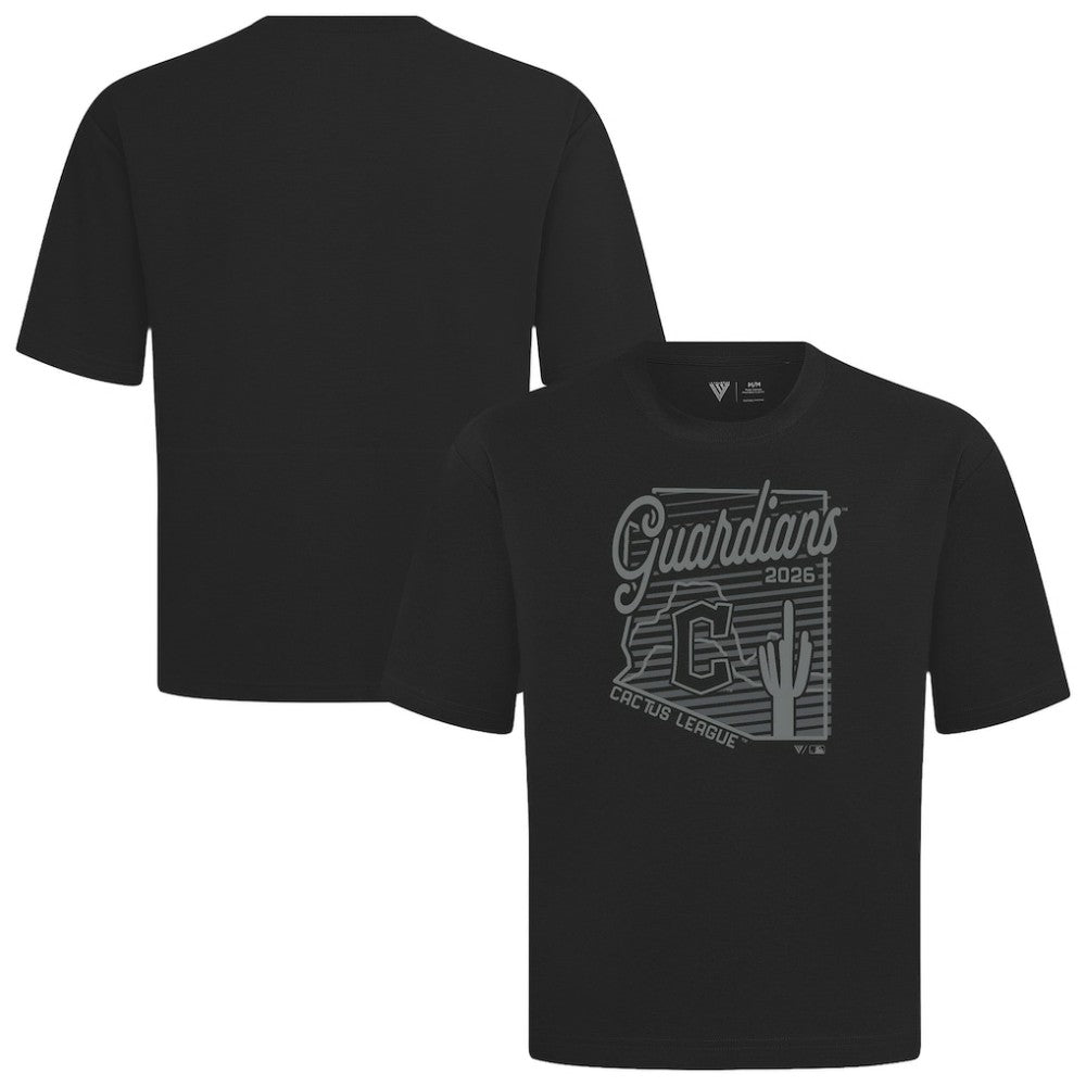 Cleveland Guardians Levelwear Sunrise Luxe Signature Knit T-Shirt - MLB
