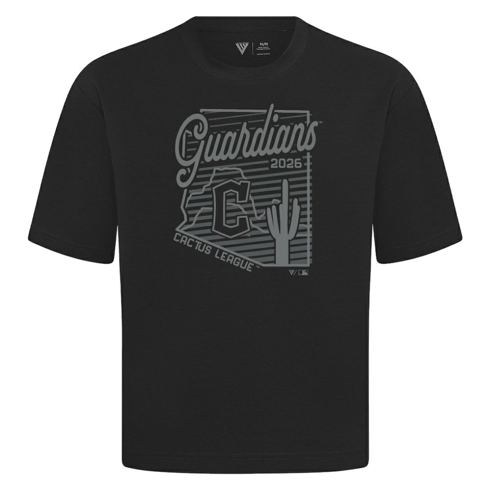 Cleveland Guardians Levelwear Sunrise Luxe Signature Knit T-Shirt - MLB