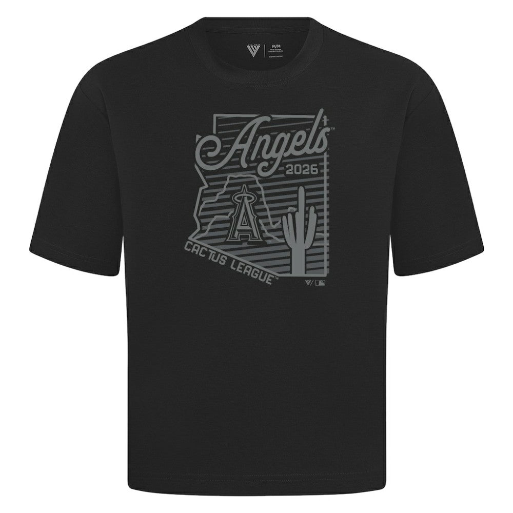Los Angeles Angels Levelwear Sunrise Luxe Signature Knit T-Shirt - MLB
