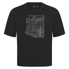 Los Angeles Angels Levelwear Sunrise Luxe Signature Knit T-Shirt - MLB