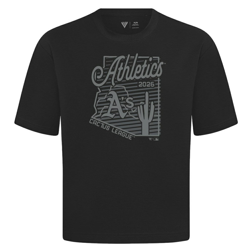 Athletics Levelwear Sunrise Luxe Signature Knit T-Shirt - MLB