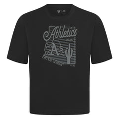 Athletics Levelwear Sunrise Luxe Signature Knit T-Shirt - MLB
