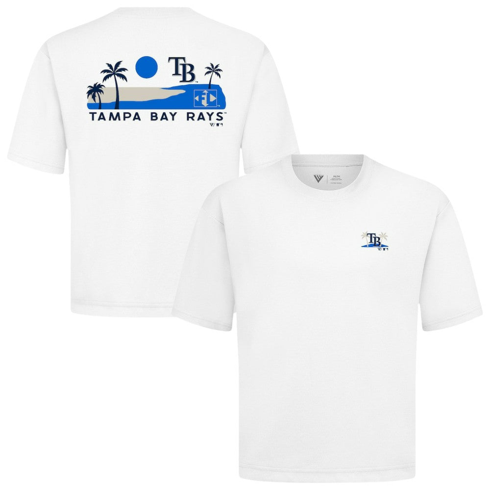 Tampa Bay Rays Levelwear Panoramic Luxe Signature Knit T-Shirt - MLB