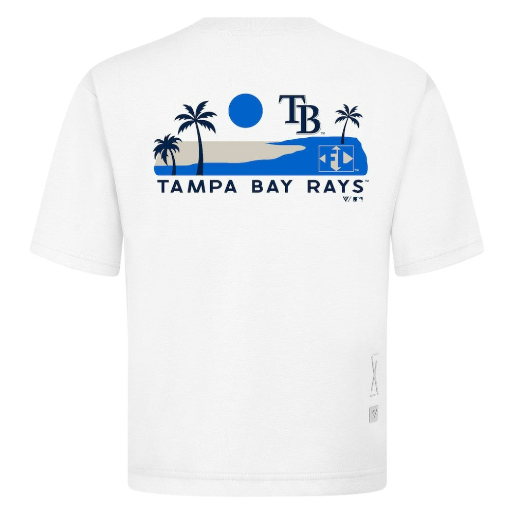 Tampa Bay Rays Levelwear Panoramic Luxe Signature Knit T-Shirt - MLB