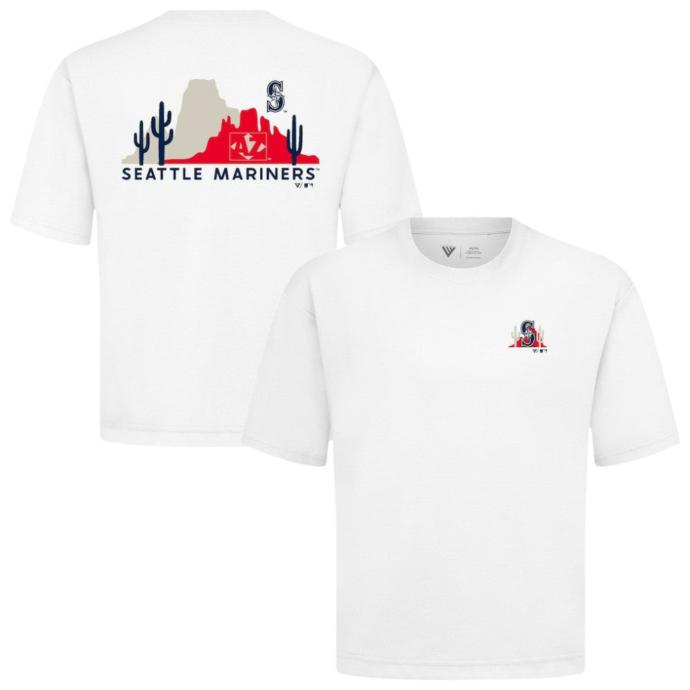 Seattle Mariners Levelwear Panoramic Luxe Signature Knit T-Shirt - MLB
