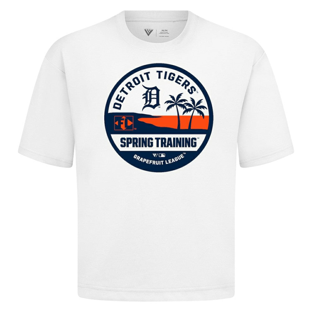 Detroit Tigers Levelwear Spring Training Badge Luxe Signature Knit T-Shirt - MLB