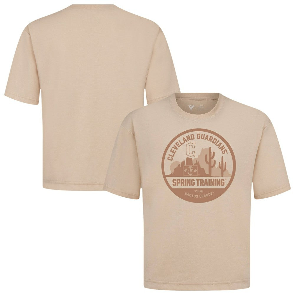 Cleveland Guardians Levelwear Spring Training Badge Luxe Signature Knit T-Shirt - MLB