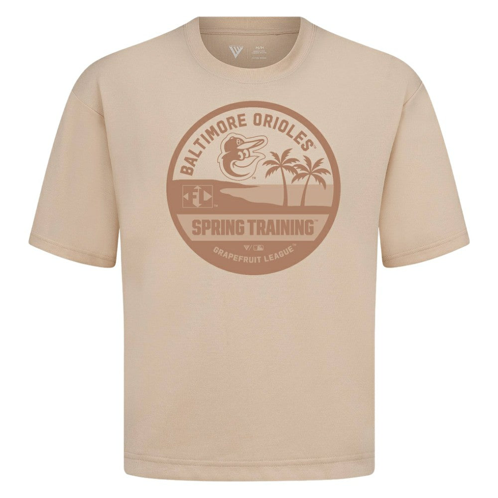 Baltimore Orioles Levelwear Spring Training Badge Luxe Signature Knit T-Shirt - MLB
