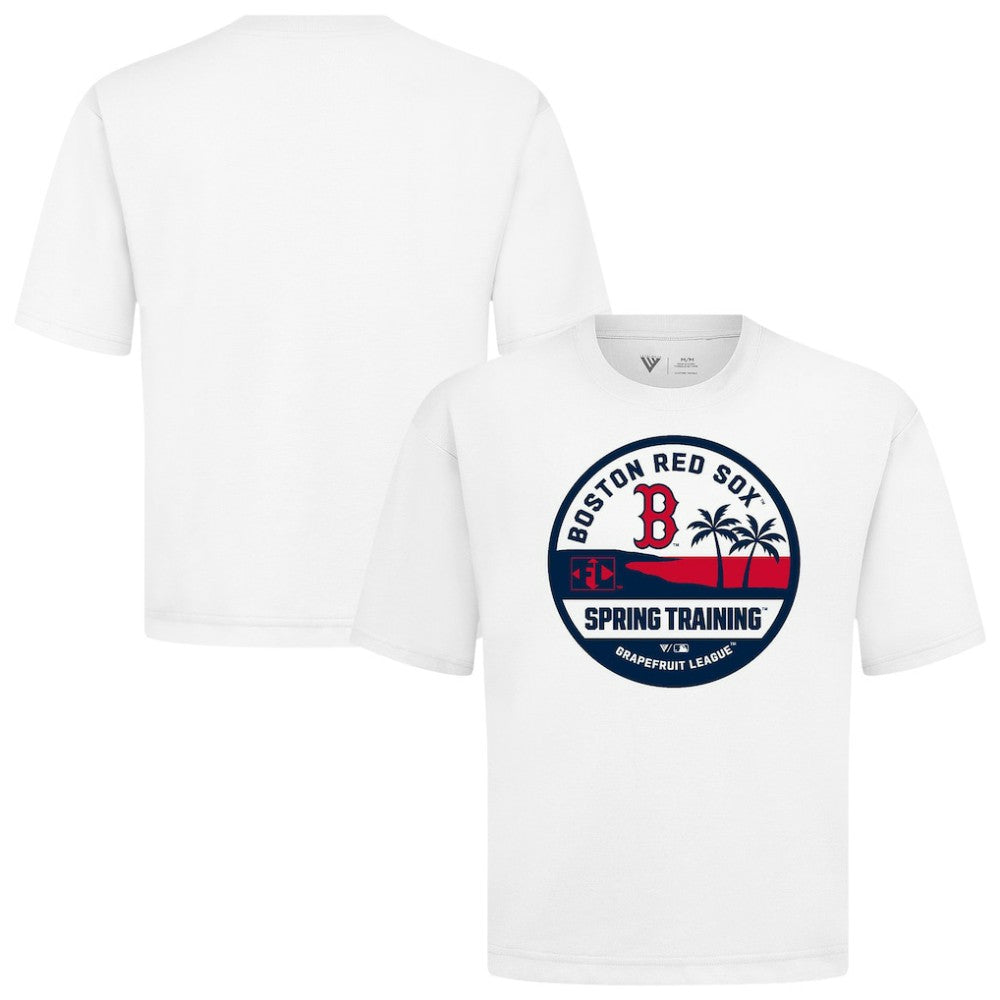 Boston Red Sox Levelwear Spring Training Badge Luxe Signature Knit T-Shirt - MLB