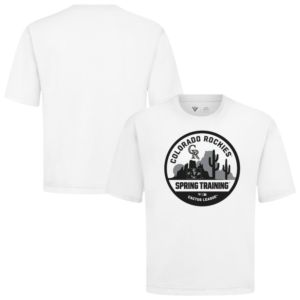 Colorado Rockies Levelwear Spring Training Badge Luxe Signature Knit T-Shirt - MLB