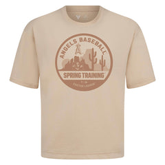 Los Angeles Angels Levelwear Spring Training Badge Luxe Signature Knit T-Shirt - MLB