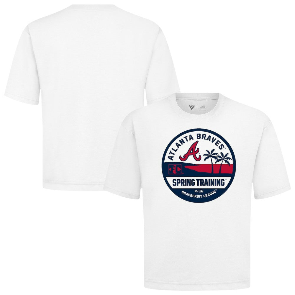 Atlanta Braves Levelwear Spring Training Badge Luxe Signature Knit T-Shirt - MLB
