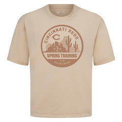 Cincinnati Reds Levelwear Spring Training Badge Luxe Signature Knit T-Shirt - MLB