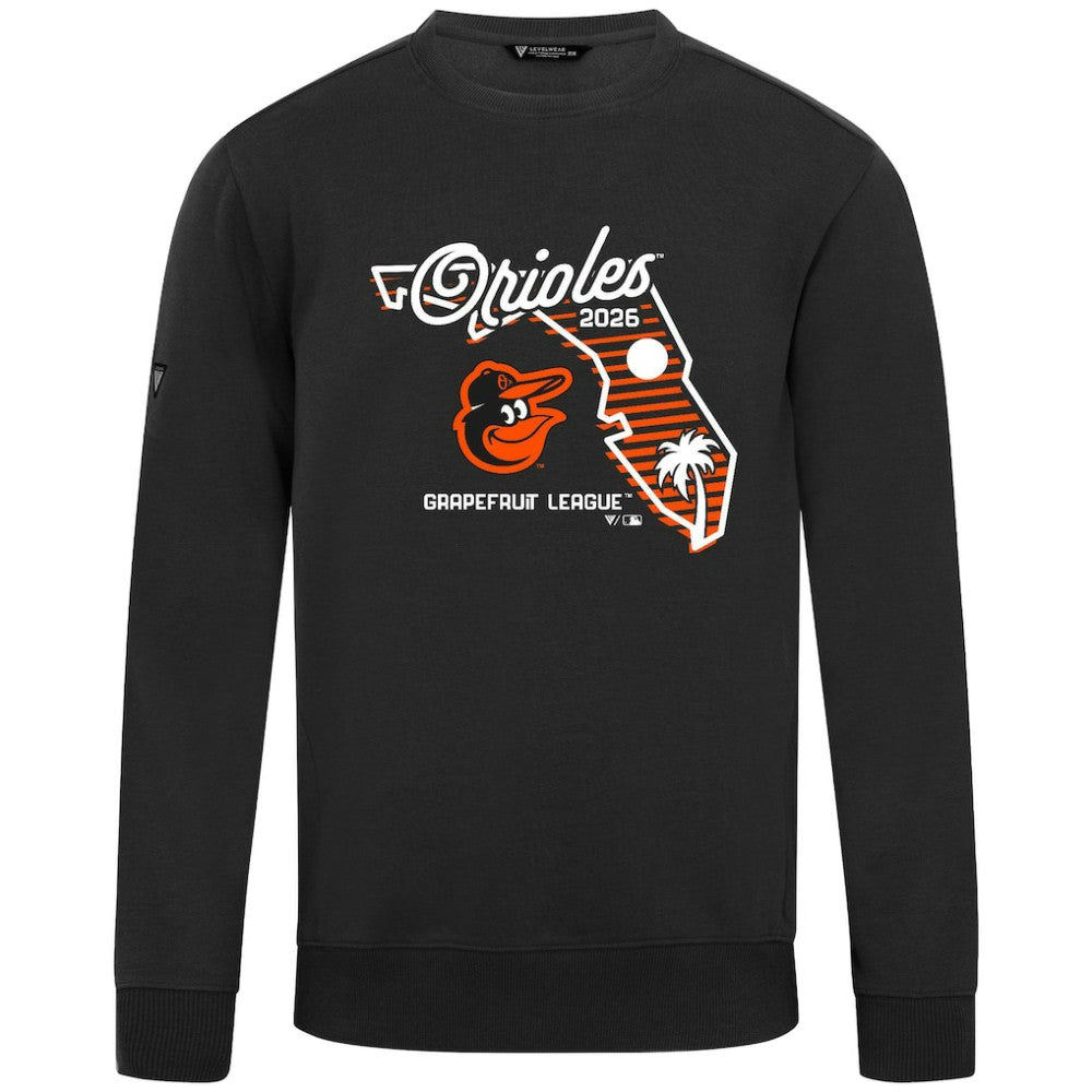 Baltimore Orioles Levelwear Zane Sunrise Sweatshirt - MLB