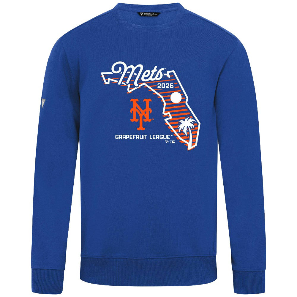 New York Mets Levelwear Zane Sunrise Sweatshirt - MLB