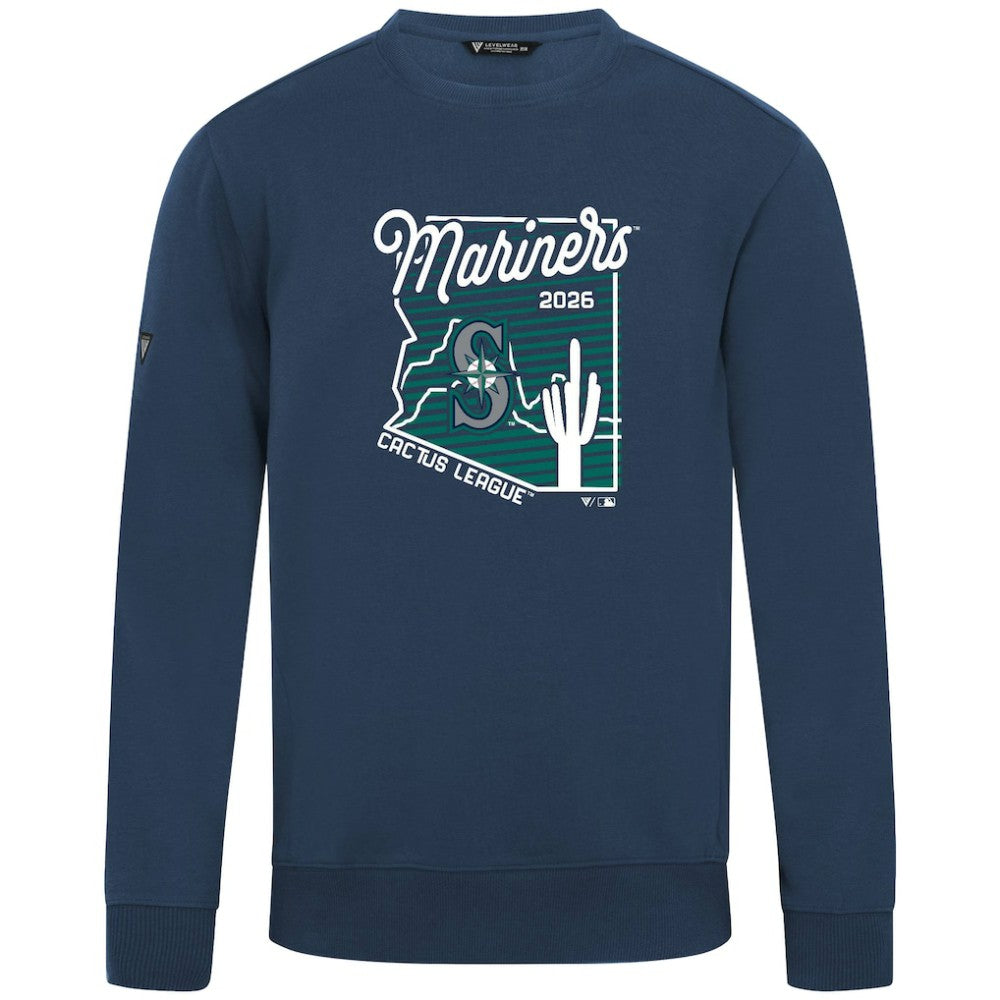 Seattle Mariners Levelwear Zane Sunrise Sweatshirt - MLB