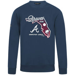 Atlanta Braves Levelwear Zane Sunrise Sweatshirt - MLB