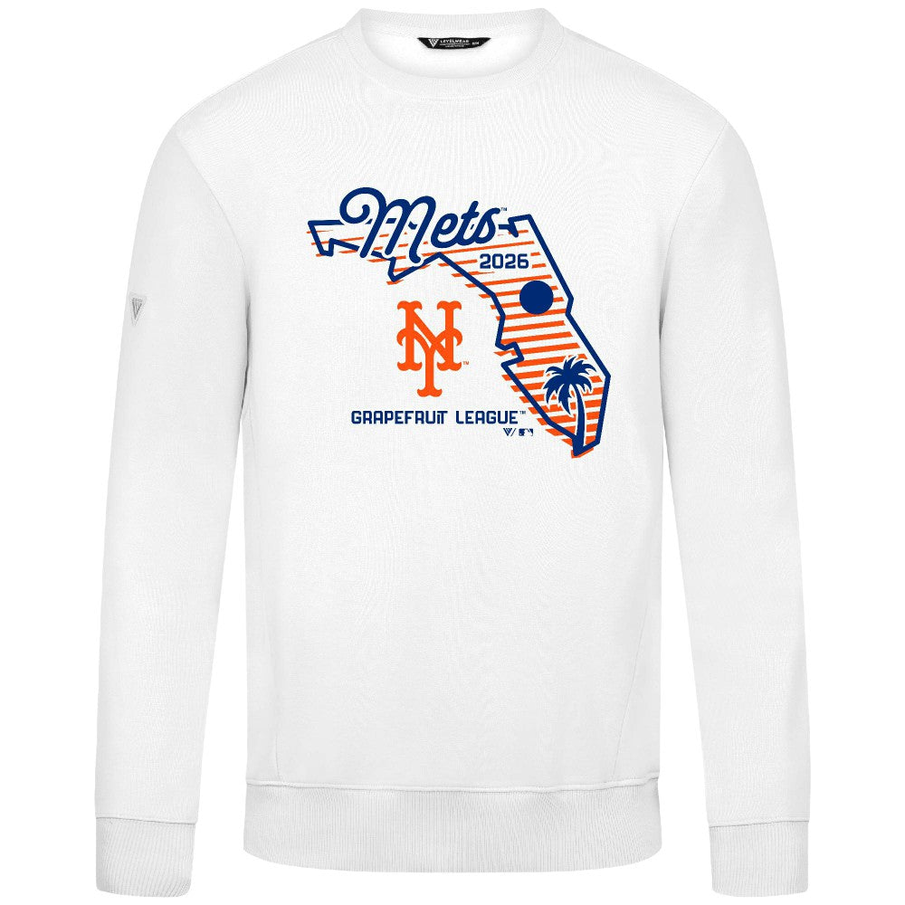 New York Mets Levelwear Zane Sunrise Sweatshirt - MLB