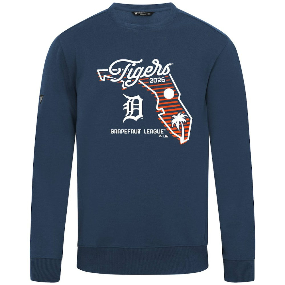 Detroit Tigers Levelwear Zane Sunrise Sweatshirt - MLB