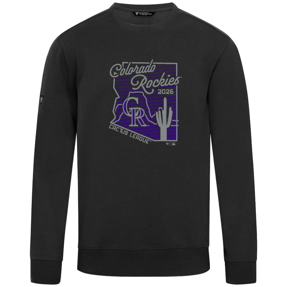 Colorado Rockies Levelwear Zane Sunrise Sweatshirt - MLB