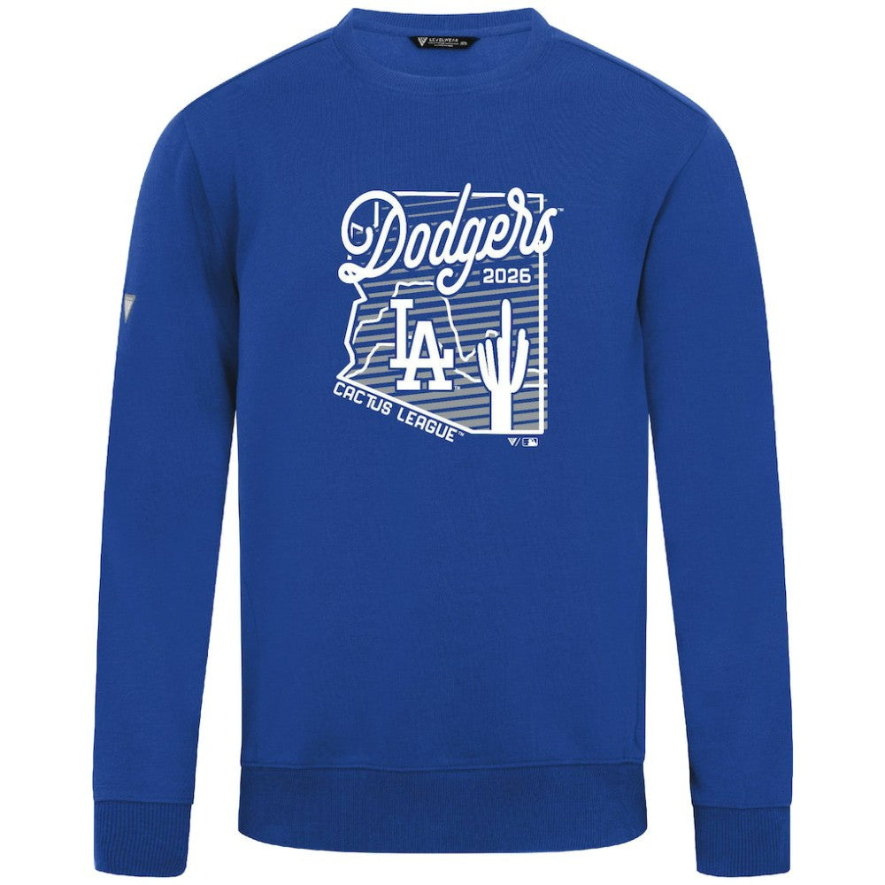 Los Angeles Dodgers Levelwear Zane Sunrise Sweatshirt - MLB