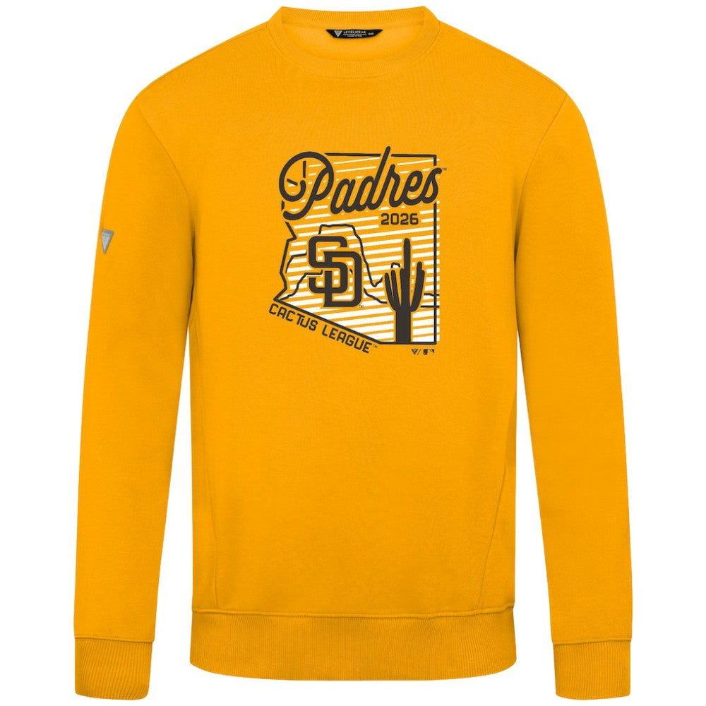 San Diego Padres Levelwear Zane Sunrise Sweatshirt - MLB