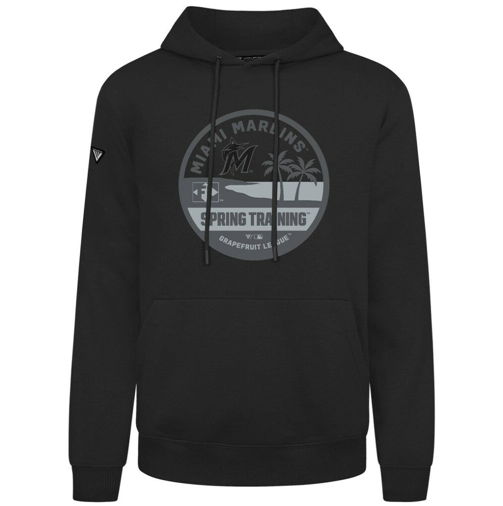 Miami Marlins Levelwear Spring Badge Podium Hoodie - MLB
