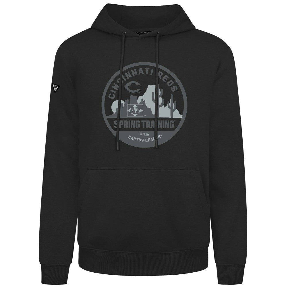Cincinnati Reds Levelwear Spring Badge Podium Hoodie - MLB