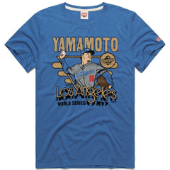 Yoshinobu Yamamoto Los Angeles Dodgers Homage Unisex 2026 Gold Collection World Series MVP Tri-Blend T-Shirt - MLB