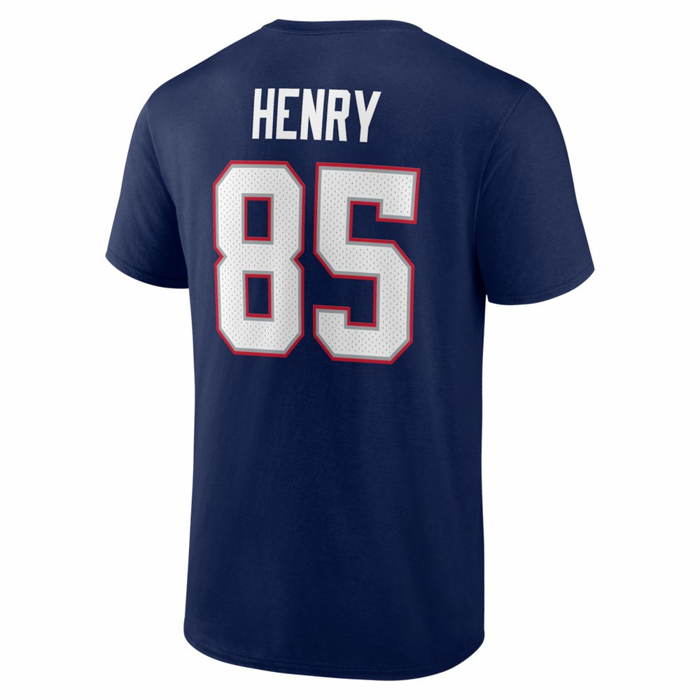 Hunter Henry New England Patriots Icon Name & Number T-Shirt Navy | NFL