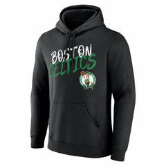 Boston Celtics Big & Tall Hustle Personalized Name & Number Hoodie Black - NBA