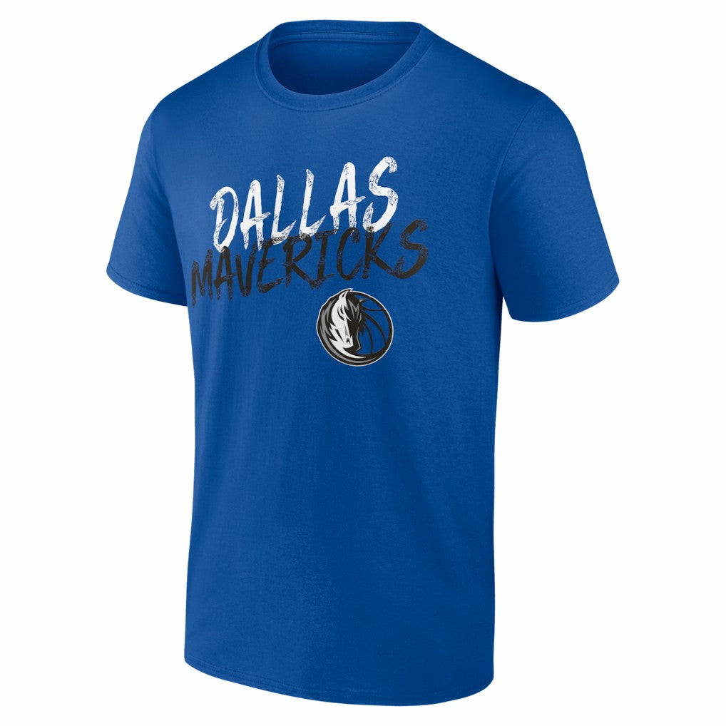Dallas Mavericks Big & Tall Hustle Personalized Name & Number T-Shirt Blue - NBA