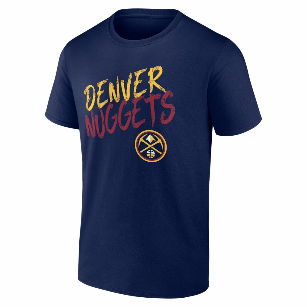 Denver Nuggets Big & Tall Hustle Personalized Name & Number T-Shirt Navy - NBA