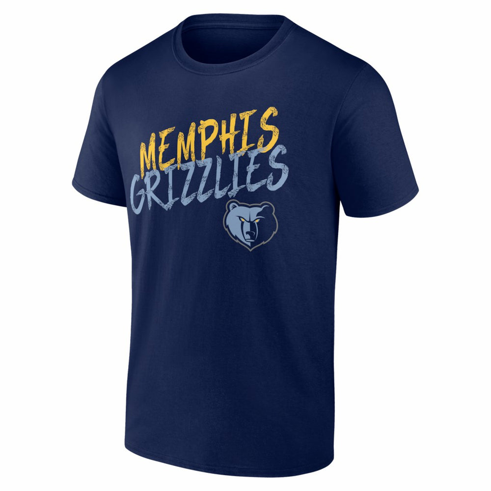 Memphis Grizzlies Big & Tall Hustle Personalized Name & Number T-Shirt Navy - NBA