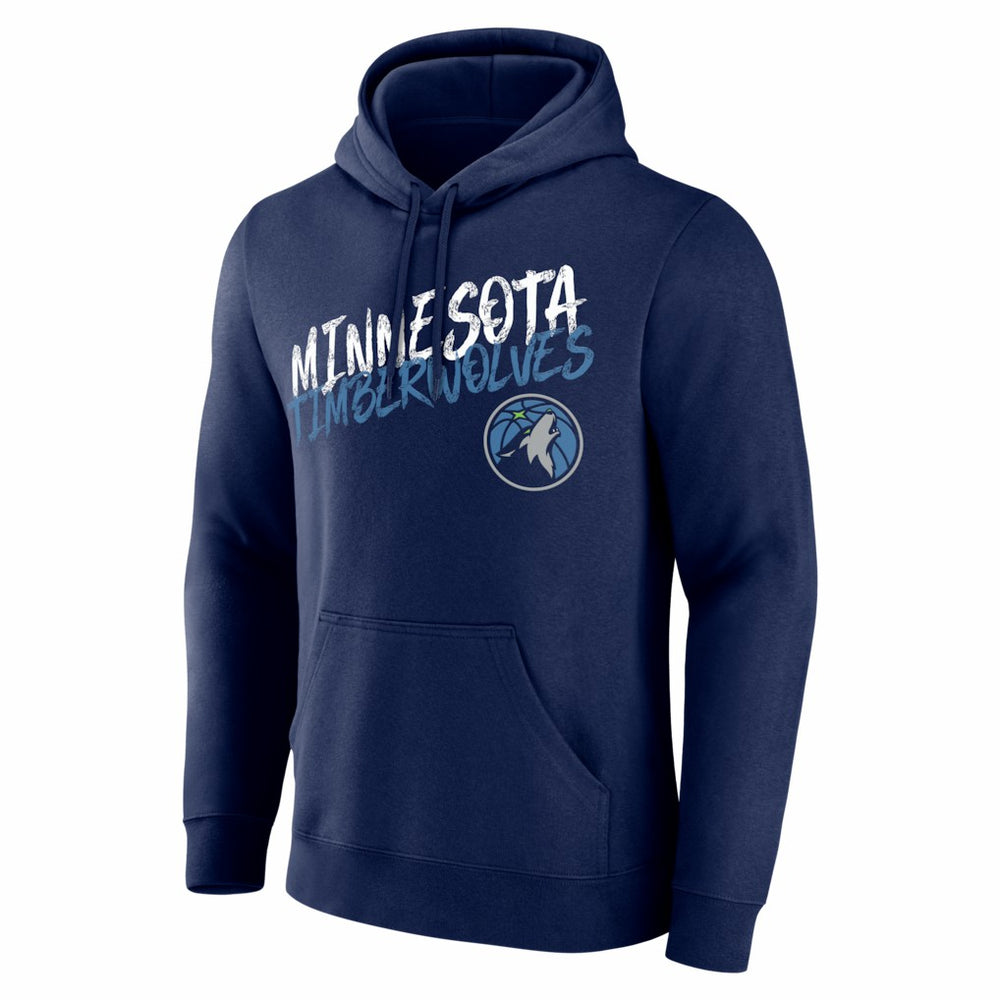 Minnesota Timberwolves Big & Tall Hustle Personalized Name & Number Hoodie Navy - NBA