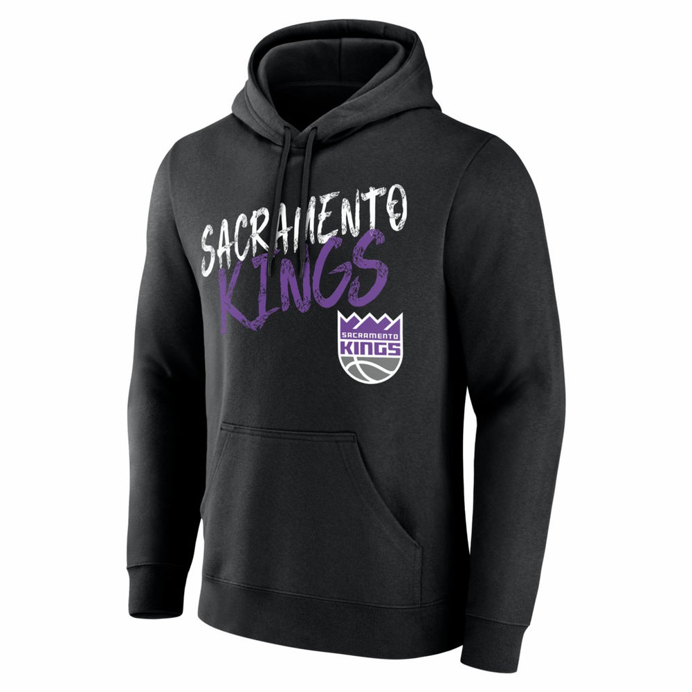 Sacramento Kings Big & Tall Hustle Personalized Name & Number Hoodie Black - NBA