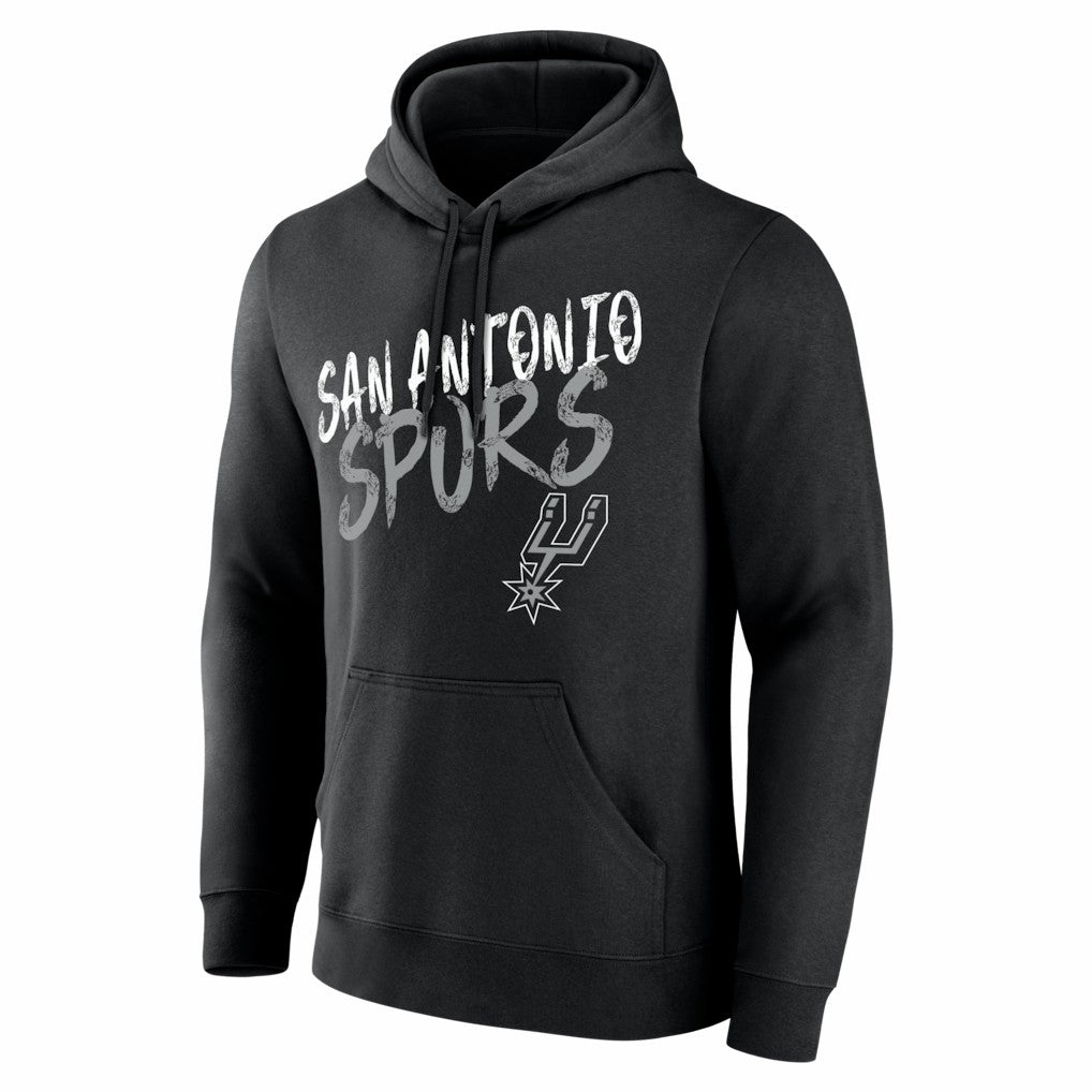 San Antonio Spurs Big & Tall Hustle Personalized Name & Number Hoodie Black - NBA