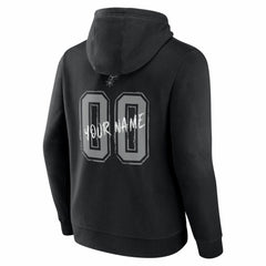 San Antonio Spurs Big & Tall Hustle Personalized Name & Number Hoodie Black - NBA