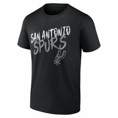 San Antonio Spurs Big & Tall Hustle Personalized Name & Number T-Shirt Black - NBA
