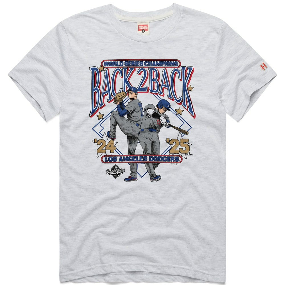Shohei Ohtani Los Angeles Dodgers Homage Unisex 2026 Gold Collection Back-to-Back World Series Champions Tri-Blend T-Shirt - MLB