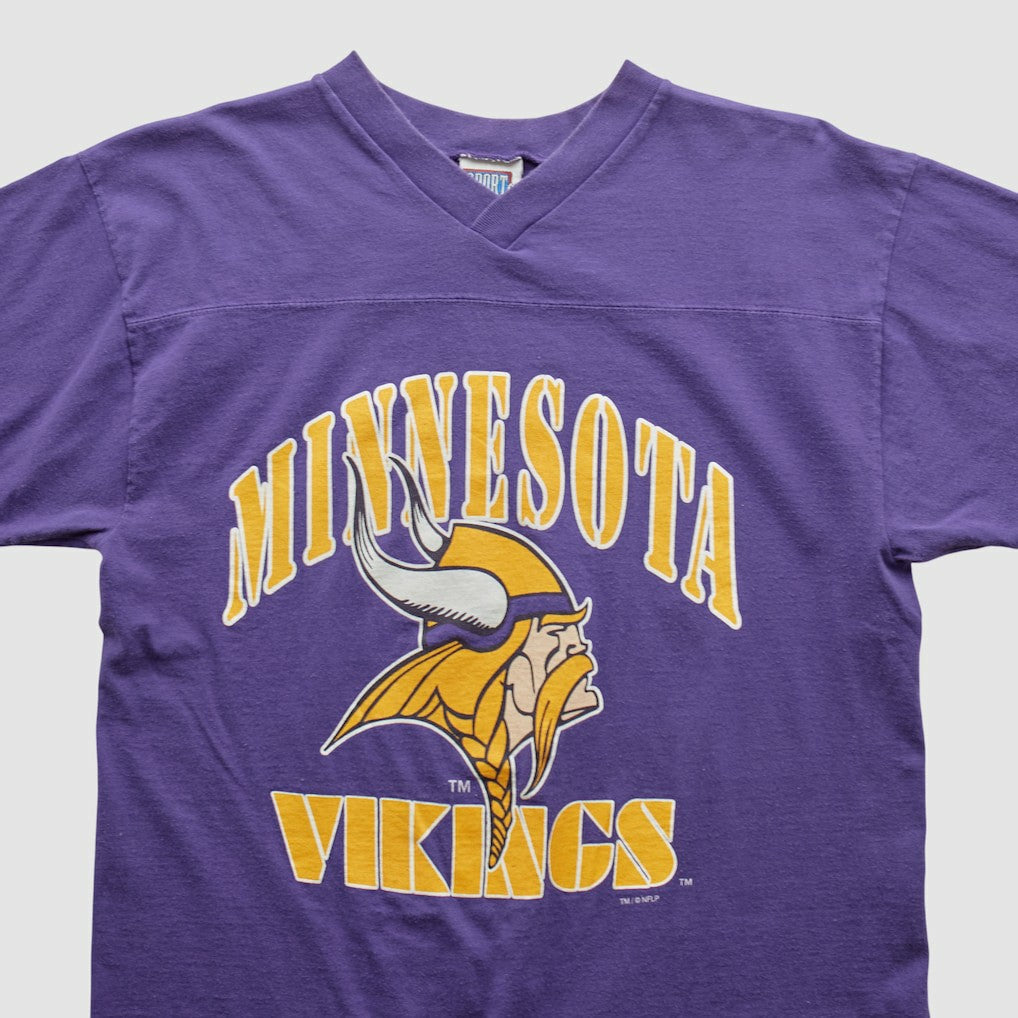 Minnesota Vikings Sport Attack 90s T-shirt Purple Vintage | Fanatics