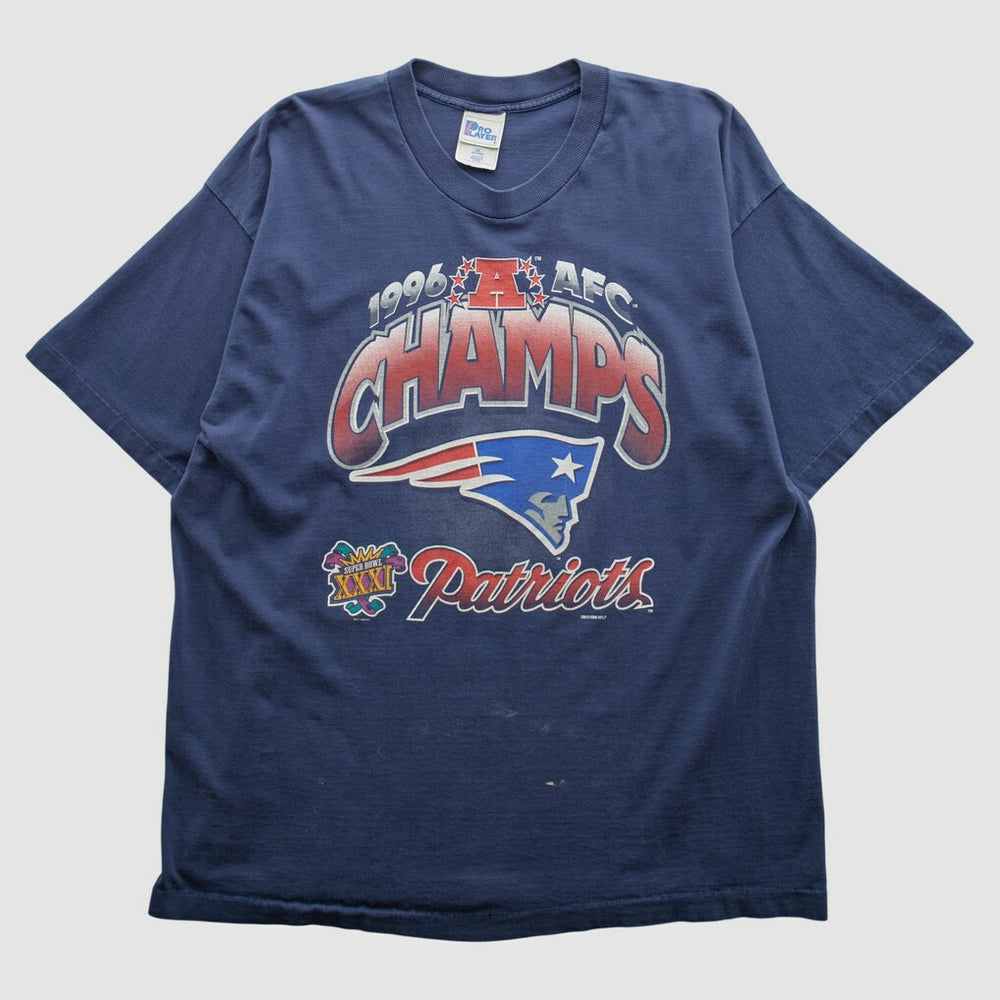 New England Patriots Pro Player 1996 T-shirt Navy Vintage | Fanatics